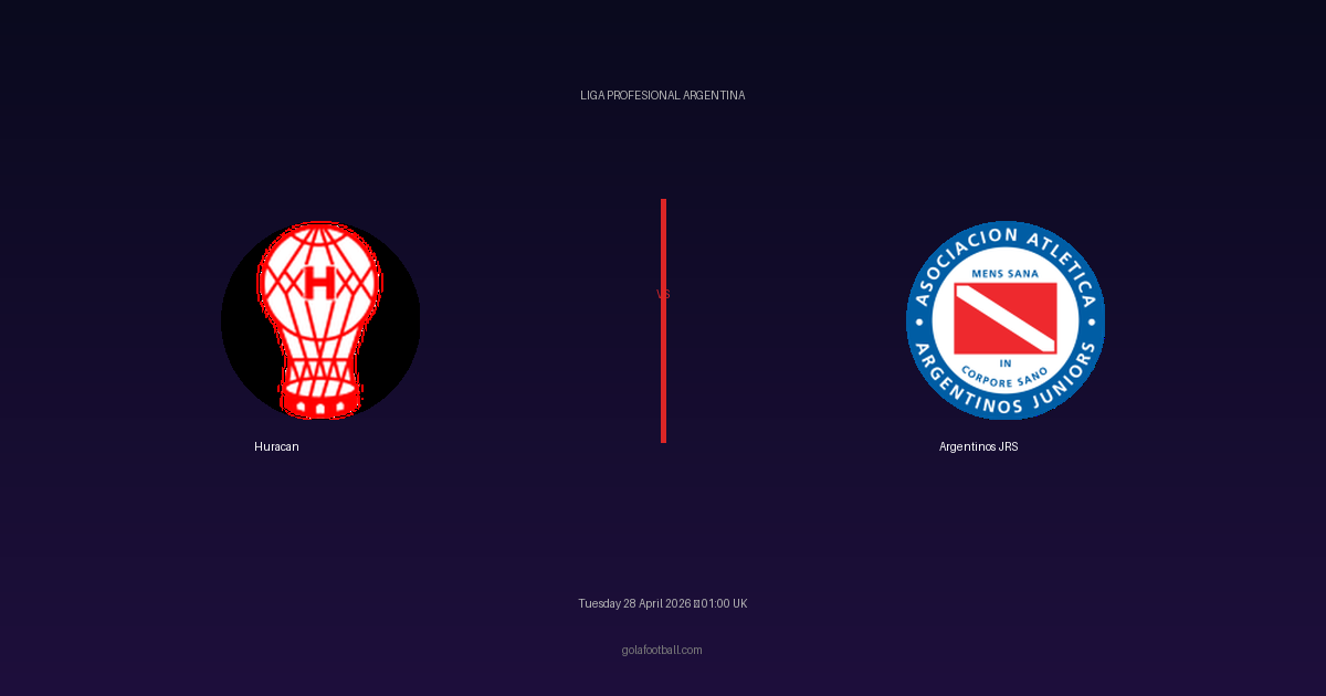 Match Preview: Huracan vs Argentinos JRS - prediction, team news, live stream