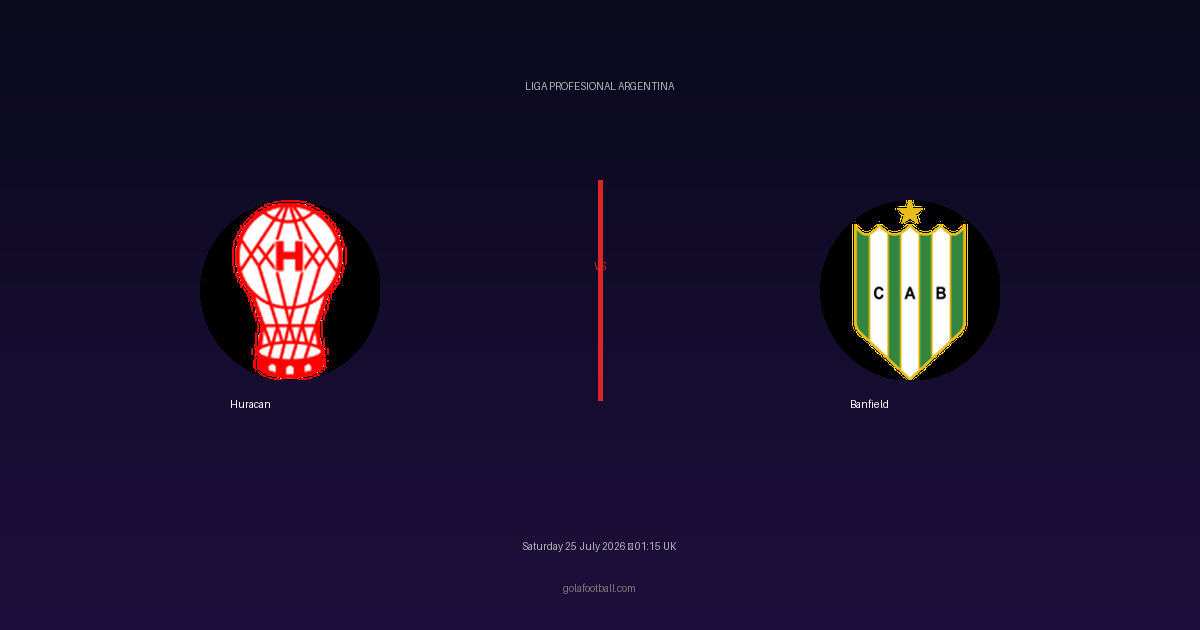 Match Preview: Huracan vs Banfield – Liga Profesional Argentina