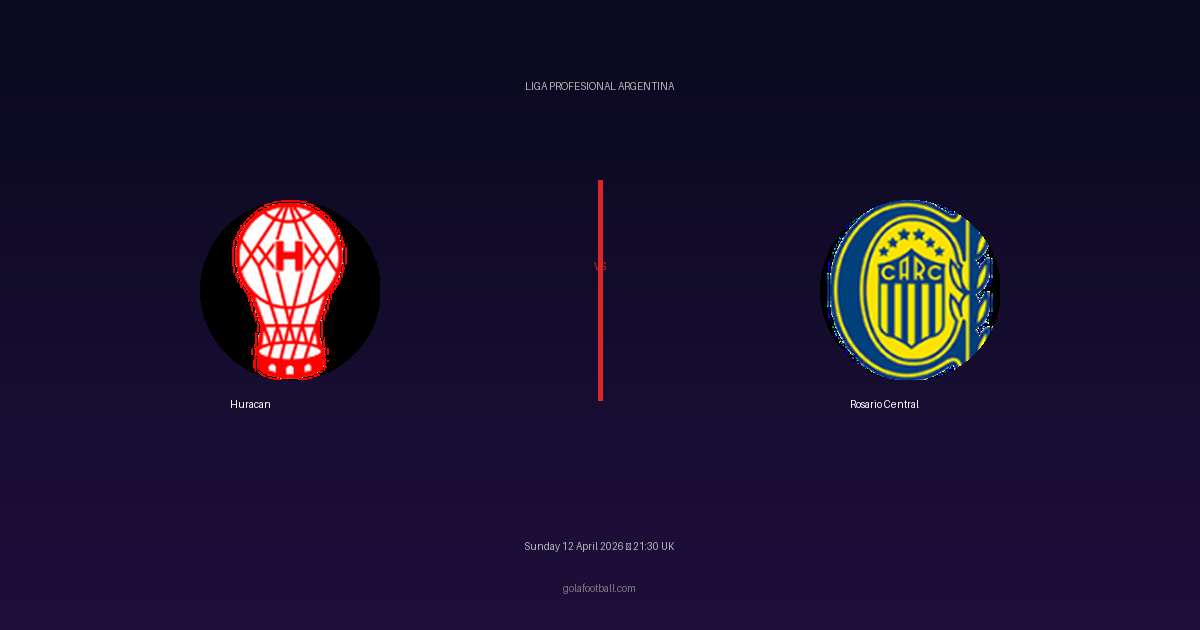 Match Preview: Huracan vs Rosario Central - prediction, team news, live stream