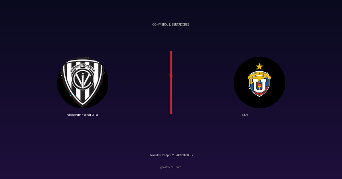 Match Preview: Independiente del Valle vs UCV - prediction, team news, live stream