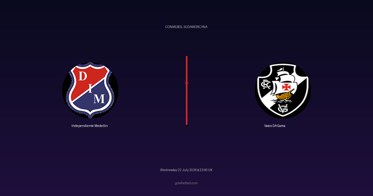 Match Preview: Independiente Medellin vs Vasco DA Gama – CONMEBOL Sudamericana