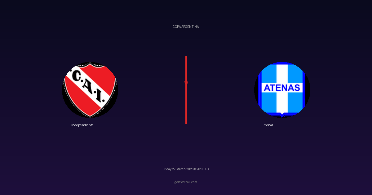 Match Preview: Independiente vs Atenas - prediction, team news, live stream