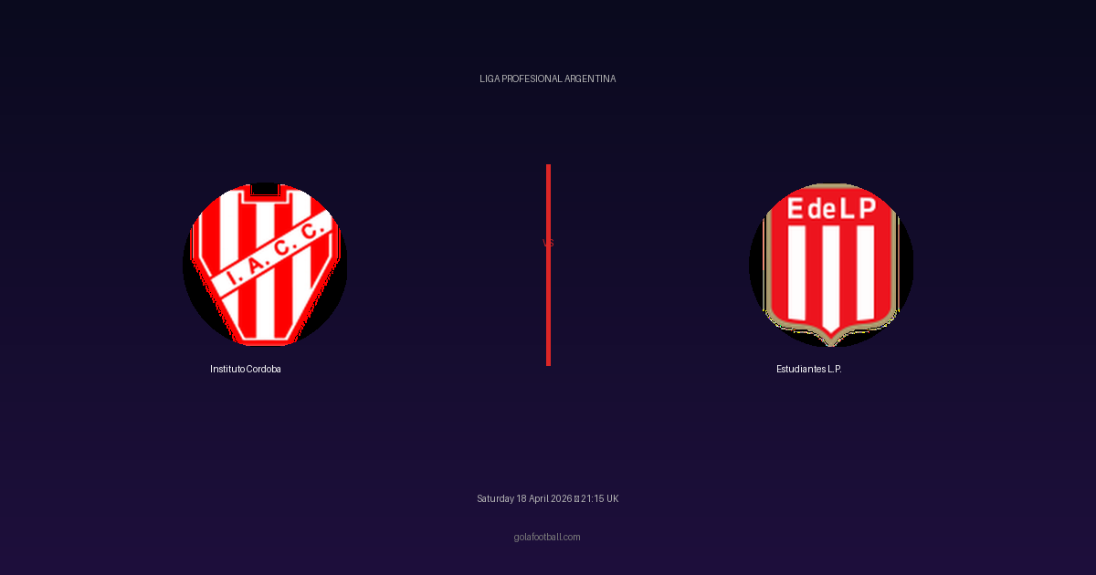 Match Preview: Instituto Cordoba vs Estudiantes L.P. - prediction, team news, live stream