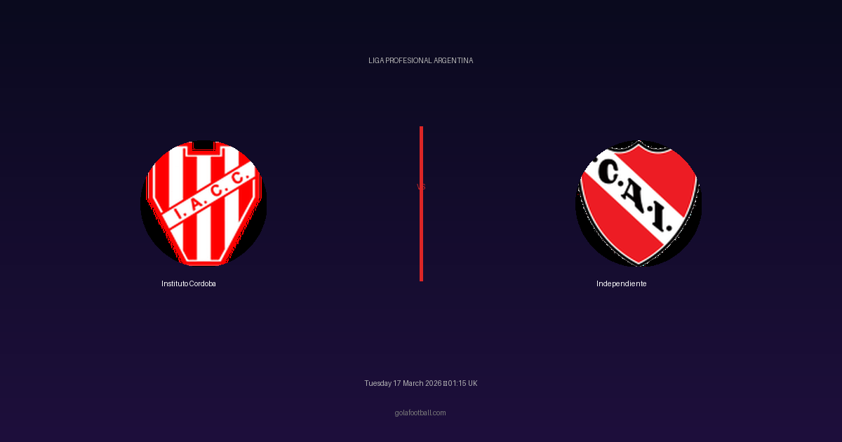 Match Preview: Instituto Cordoba vs Independiente - prediction, team news, live stream