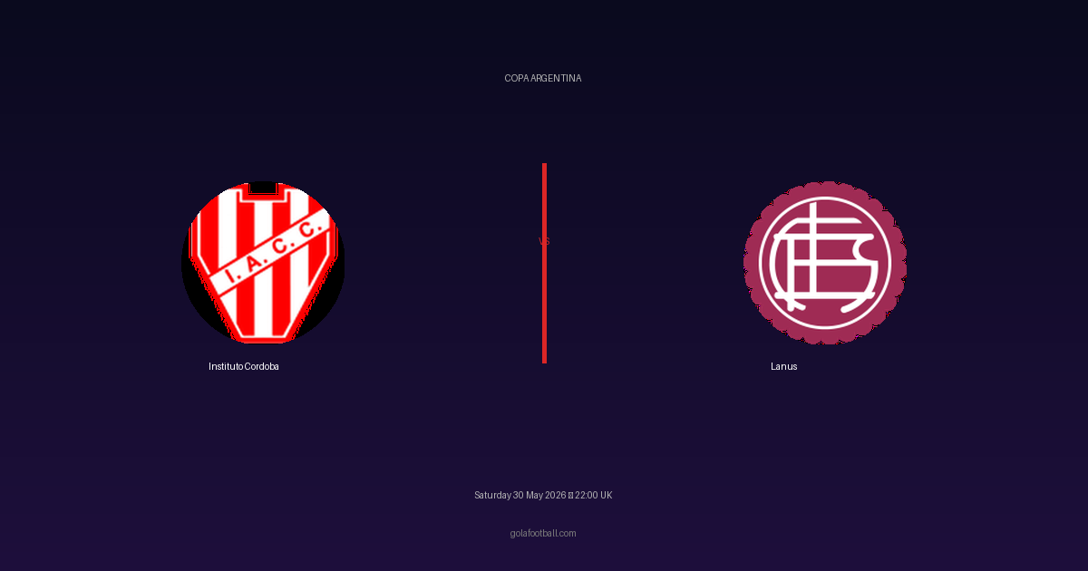 Match Preview: Instituto Cordoba vs Lanus - prediction, team news, live stream