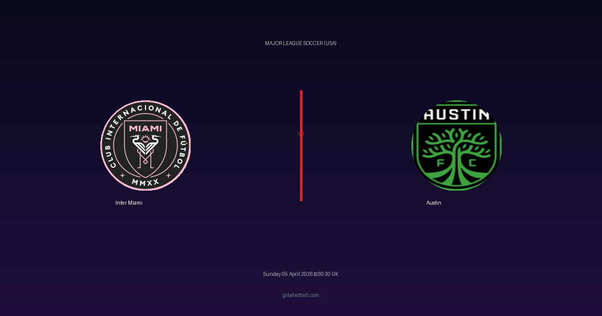 Match Preview: Inter Miami vs Austin - prediction, team news, live stream