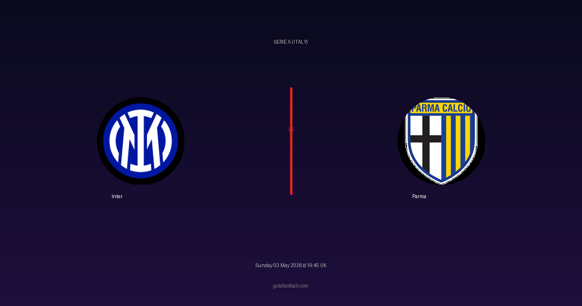 Match Preview: Inter vs Parma - prediction, team news, live stream