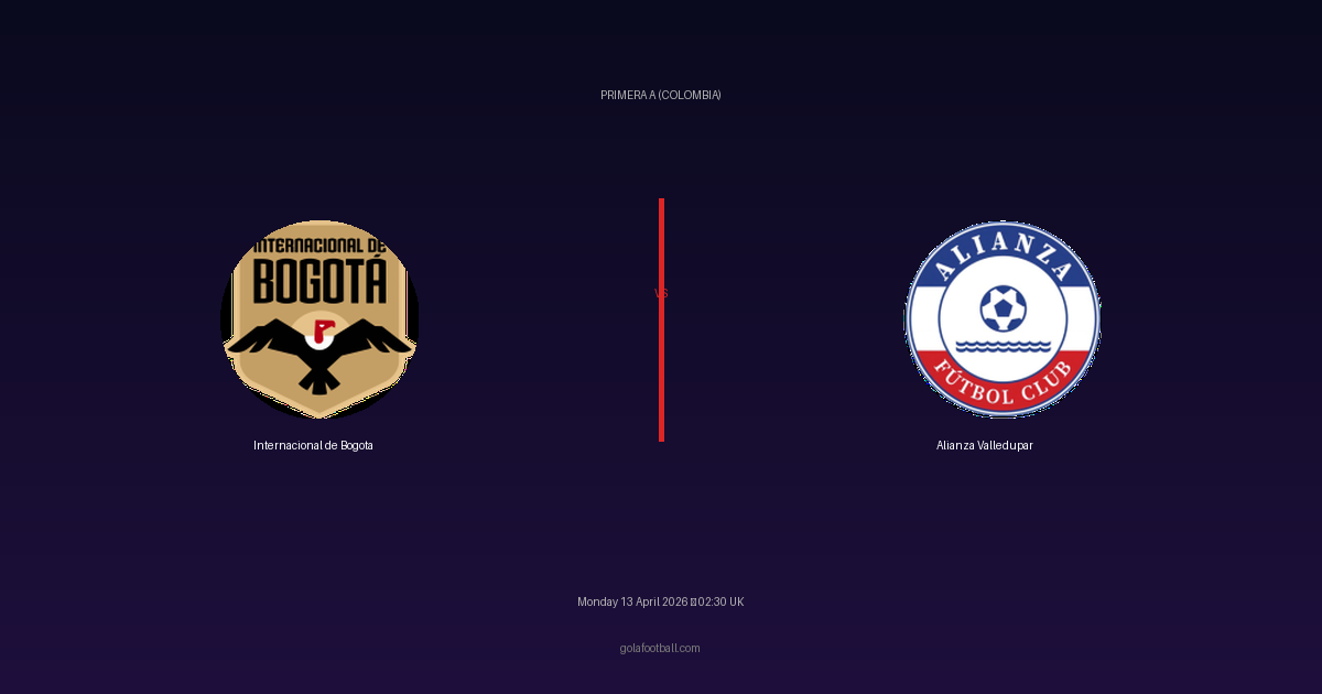 Match Preview: Internacional de Bogota vs Alianza Valledupar - prediction, team news, live stream
