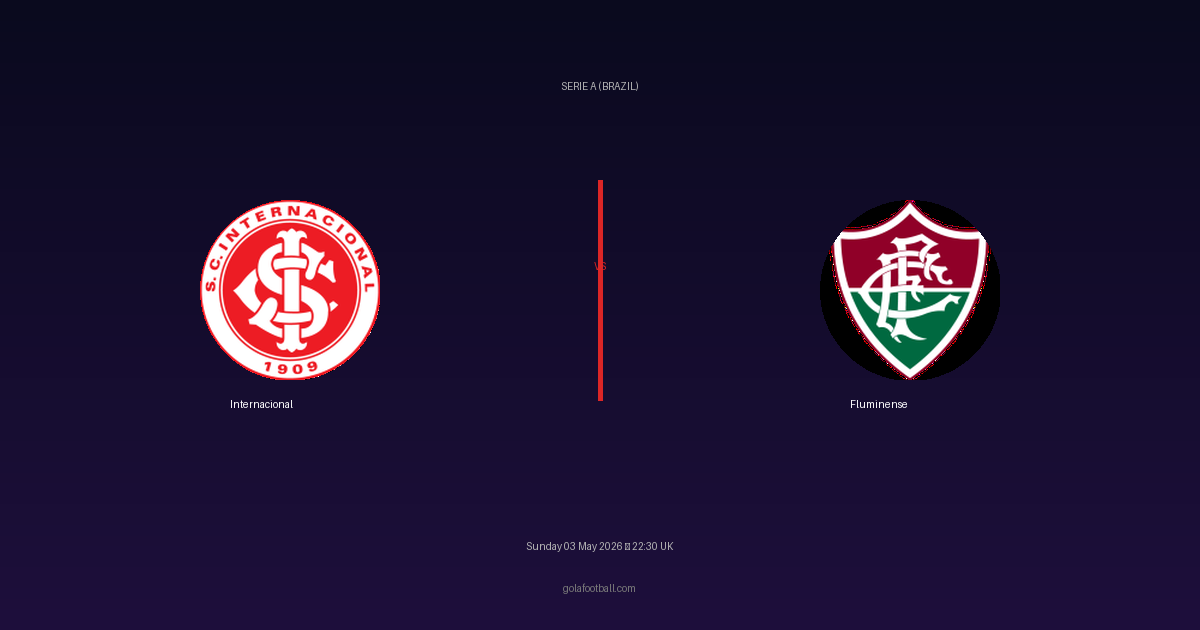 Match Preview: Internacional vs Fluminense - prediction, team news, live stream