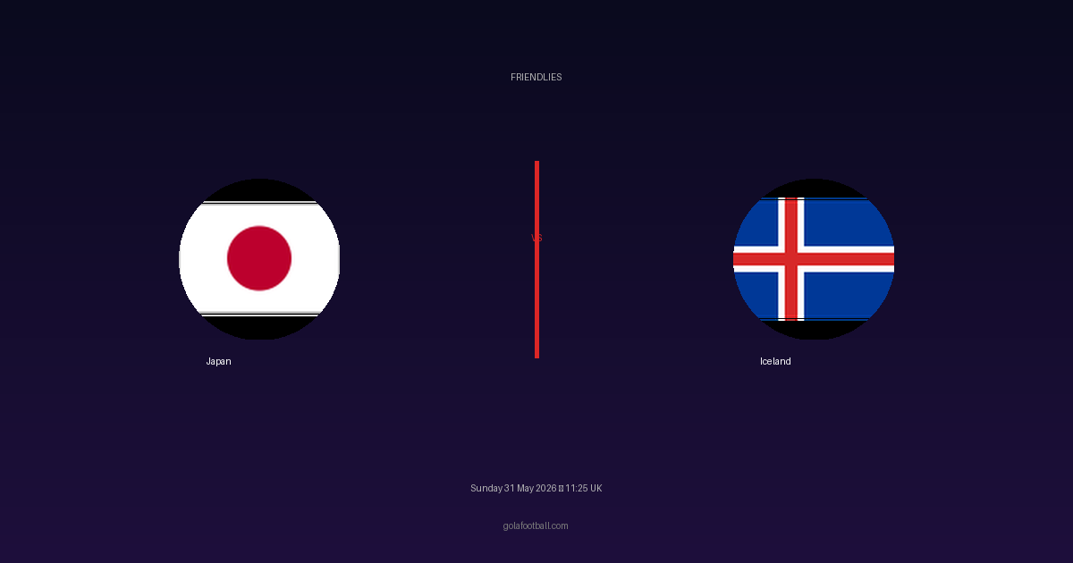 Match Preview: Japan vs Iceland - prediction, team news, live stream