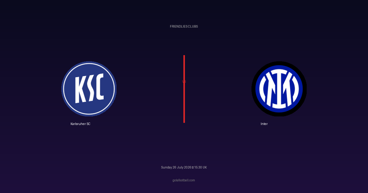 Match Preview: Karlsruher SC vs Inter – Friendlies Clubs