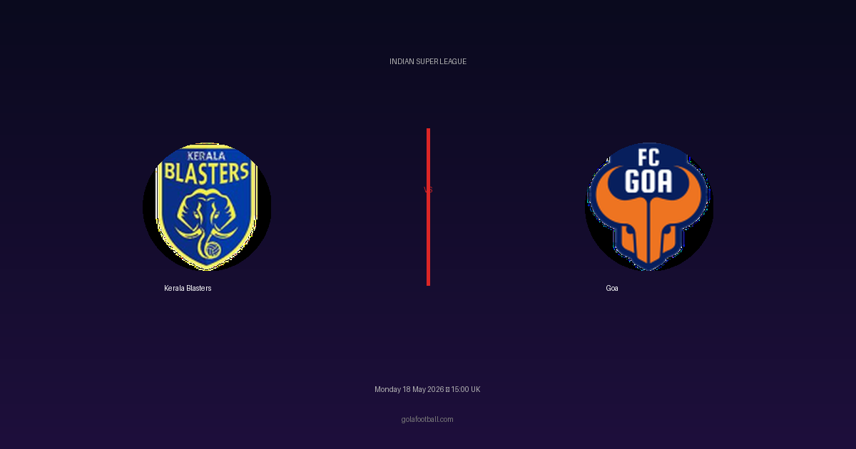 Match Preview: Kerala Blasters vs Goa - prediction, team news, live stream