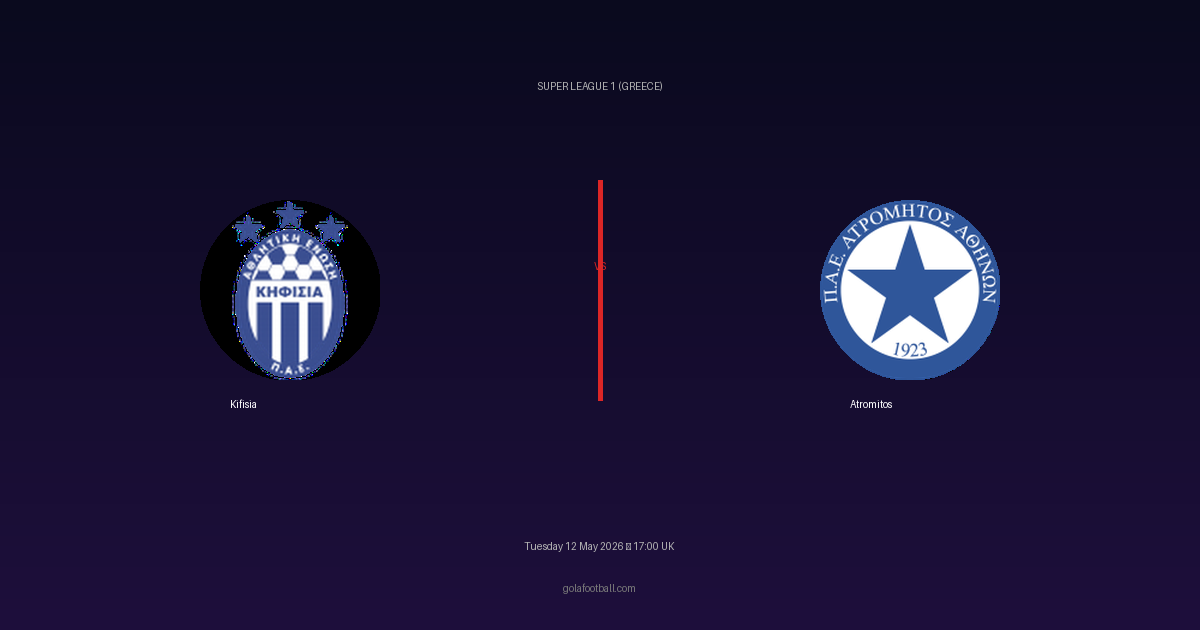 Match Preview: Kifisia vs Atromitos - prediction, team news, live stream