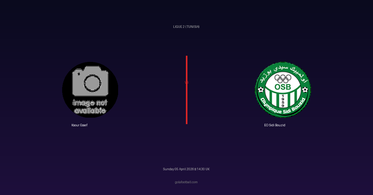 Match Preview: Ksour Essef vs EO Sidi Bouzid — prediction, team news & live stream