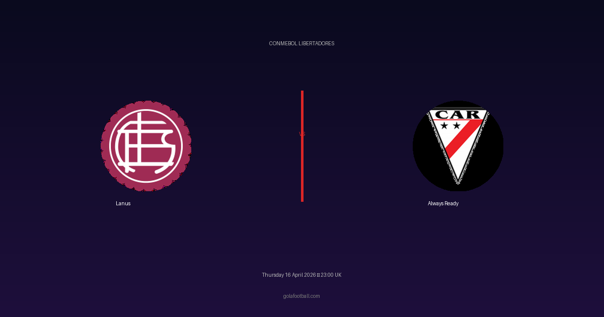 Match Preview: Lanus vs Always Ready - prediction, team news, live stream