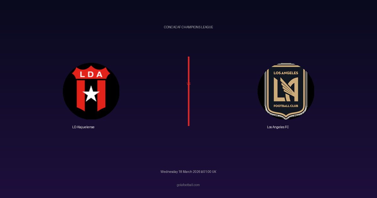 Match Preview: LD Alajuelense vs Los Angeles FC - prediction, team news, live stream