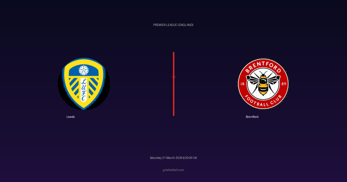 Match Preview: Leeds vs Brentford - prediction, team news, live stream