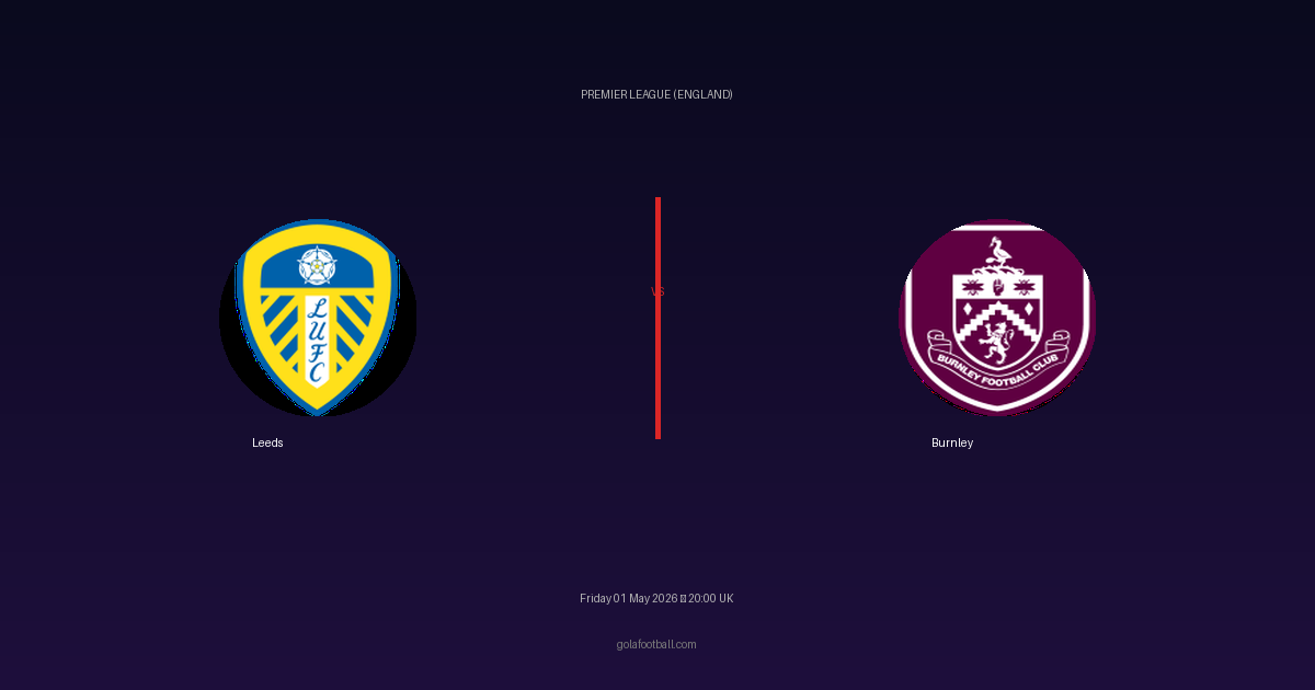 Match Preview: Leeds vs Burnley - prediction, team news, live stream