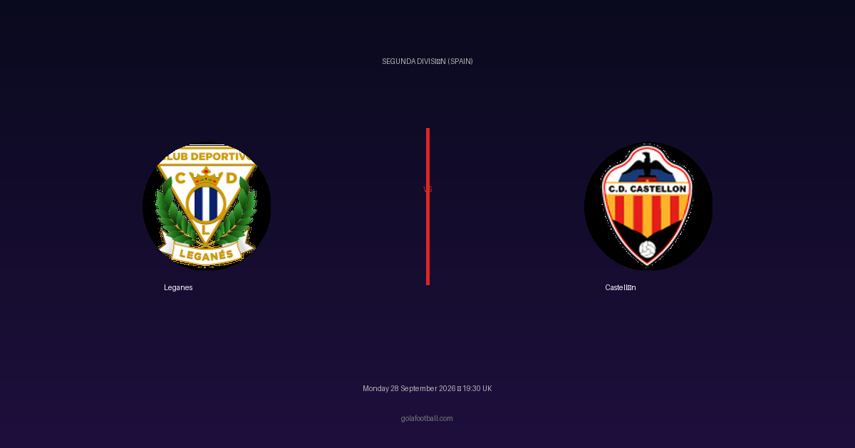 Match Preview: Leganes vs Castellón – Segunda División (Spain)