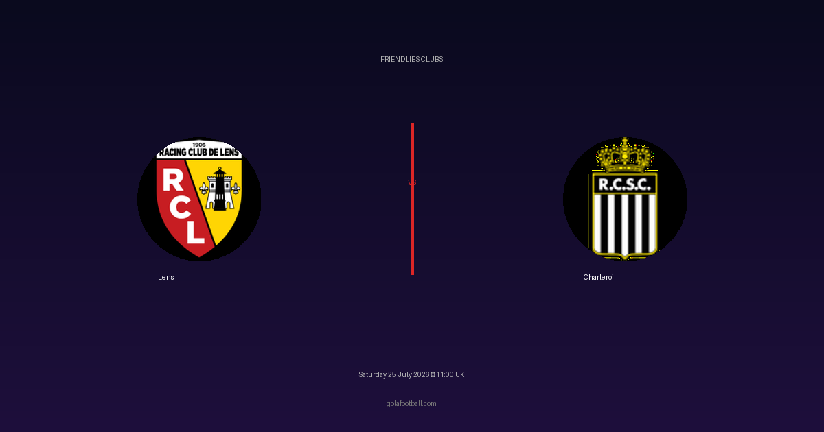 Match Preview: Lens vs Charleroi – Friendlies Clubs