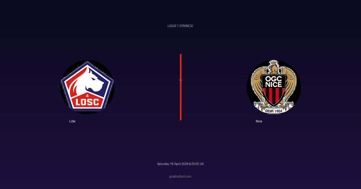 Match Preview: Lille vs Nice - prediction, team news, live stream