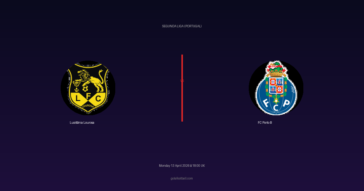Match Preview: Lusitânia Lourosa vs FC Porto B - prediction, team news, live stream