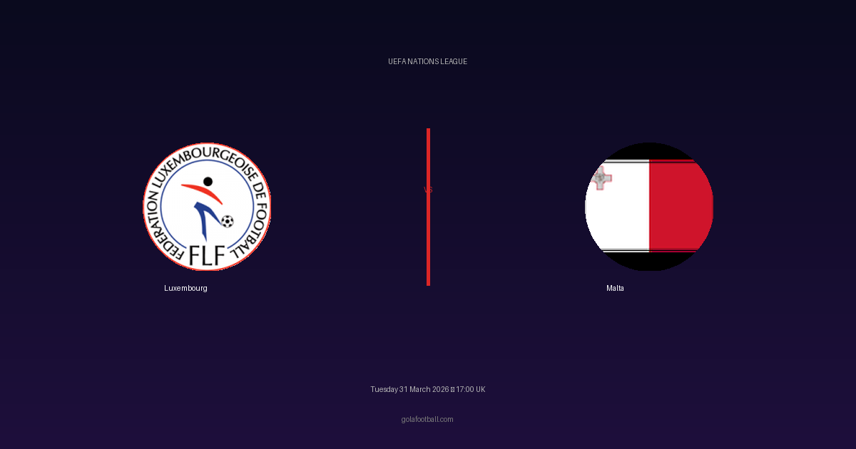 Match Preview: Luxembourg vs Malta - prediction, team news, live stream