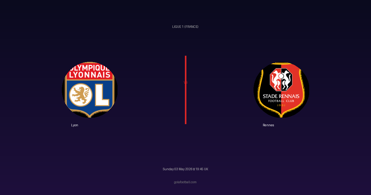 Match Preview: Lyon vs Rennes - prediction, team news, live stream