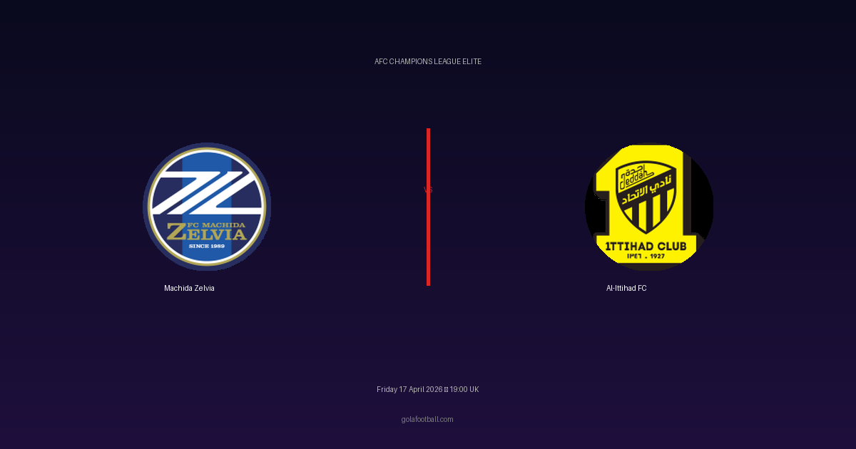 Match Preview: Machida Zelvia vs Al-Ittihad FC - prediction, team news, live stream
