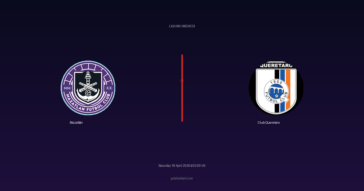 Match Preview: Mazatlán vs Club Queretaro - prediction, team news, live stream
