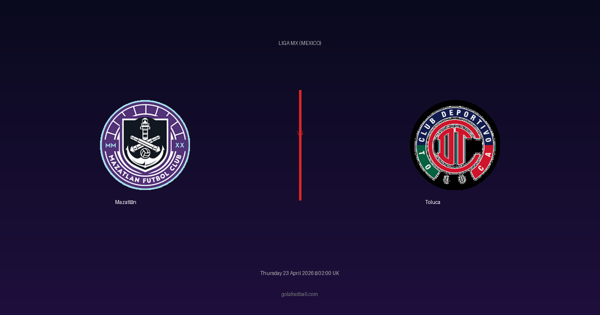 Match Preview: Mazatlán vs Toluca - prediction, team news, live stream