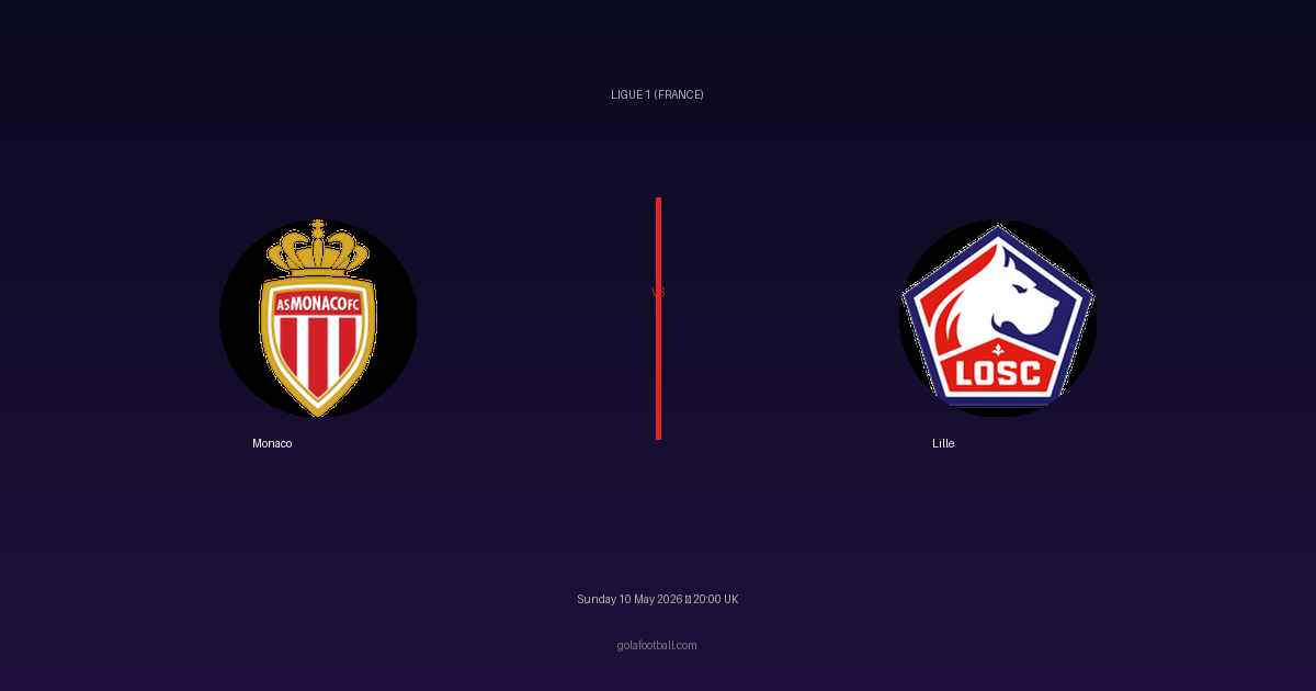 Match Preview: Monaco vs Lille - prediction, team news, live stream