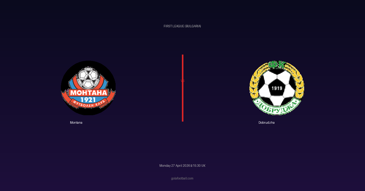 Match Preview: Montana vs Dobrudzha - prediction, team news, live stream