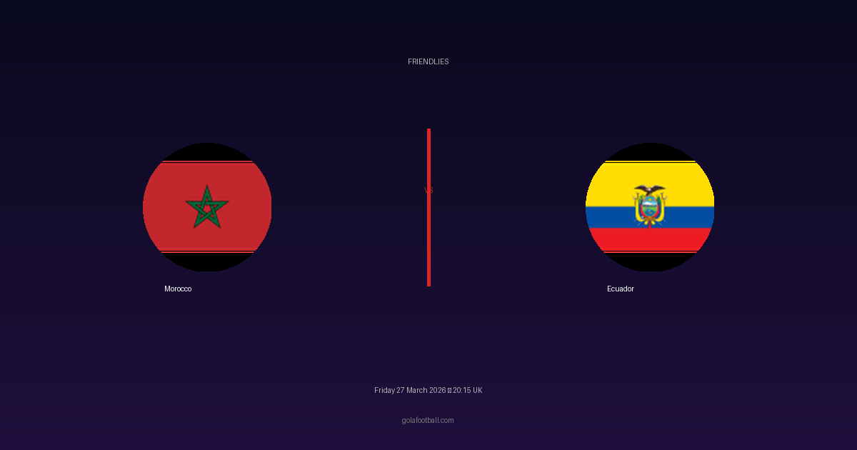 Match Preview: Morocco vs Ecuador - prediction, team news, live stream