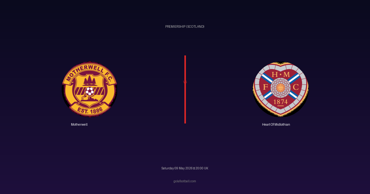 Match Preview: Motherwell vs Heart Of Midlothian - prediction, team news, live stream