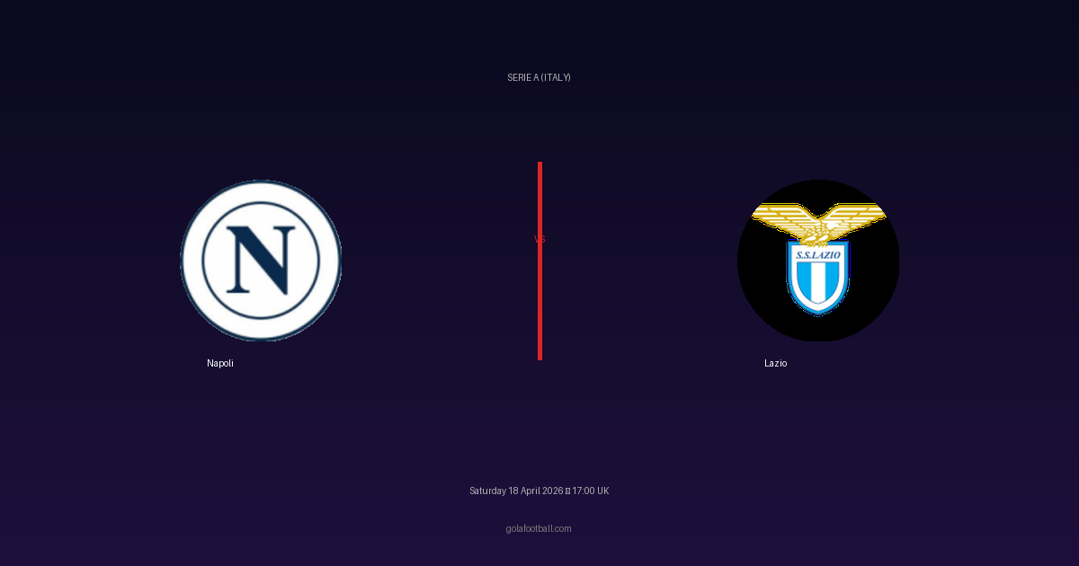 Match Preview: Napoli vs Lazio - prediction, team news, live stream