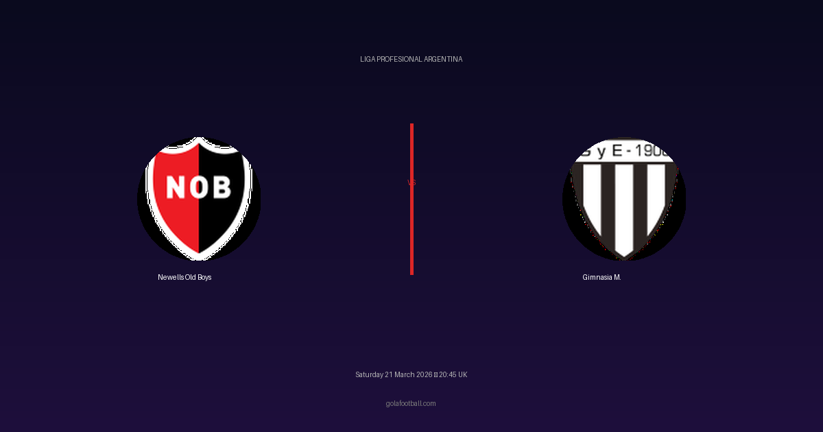 Match Preview: Newells Old Boys vs Gimnasia M. - prediction, team news, live stream