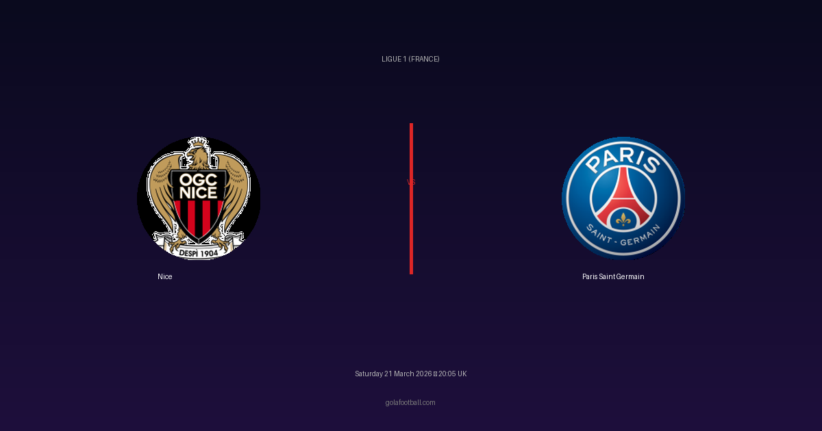 Match Preview: Nice vs Paris Saint Germain - prediction, team news, live stream