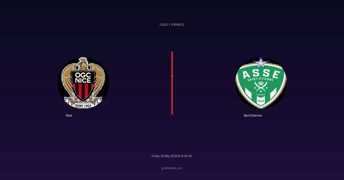 Match Preview: Nice vs Saint Etienne - prediction, team news, live stream