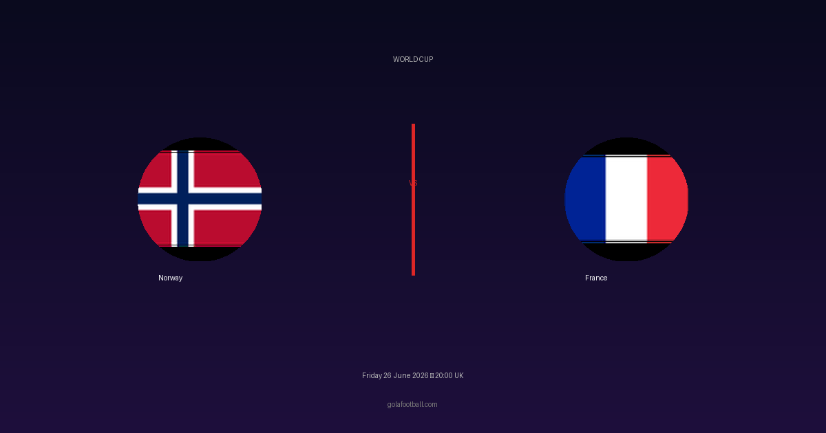Match Preview: Norway vs France – World Cup