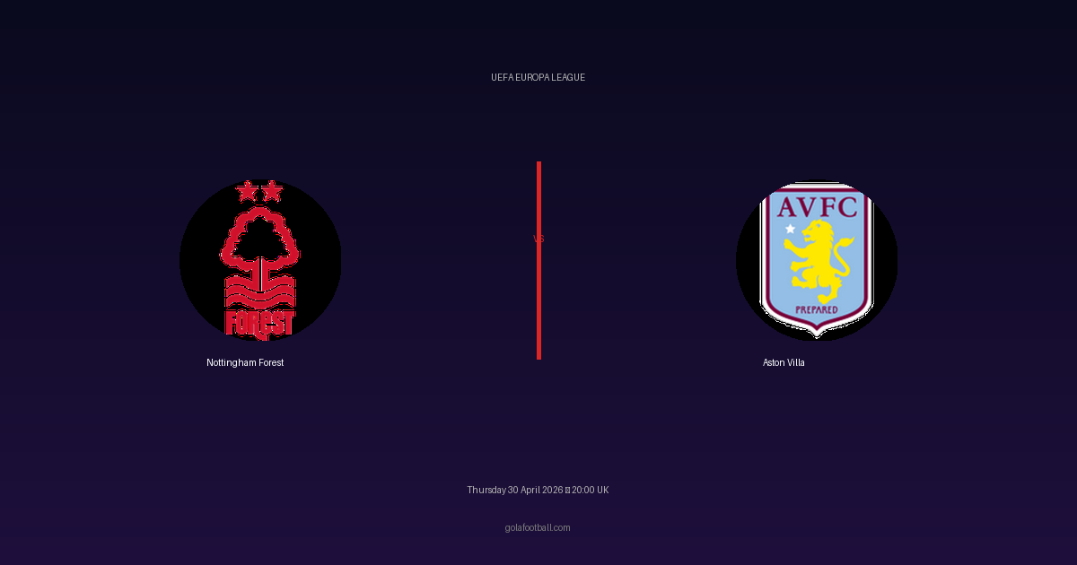 Match Preview: Nottingham Forest vs Aston Villa - prediction, team news, live stream