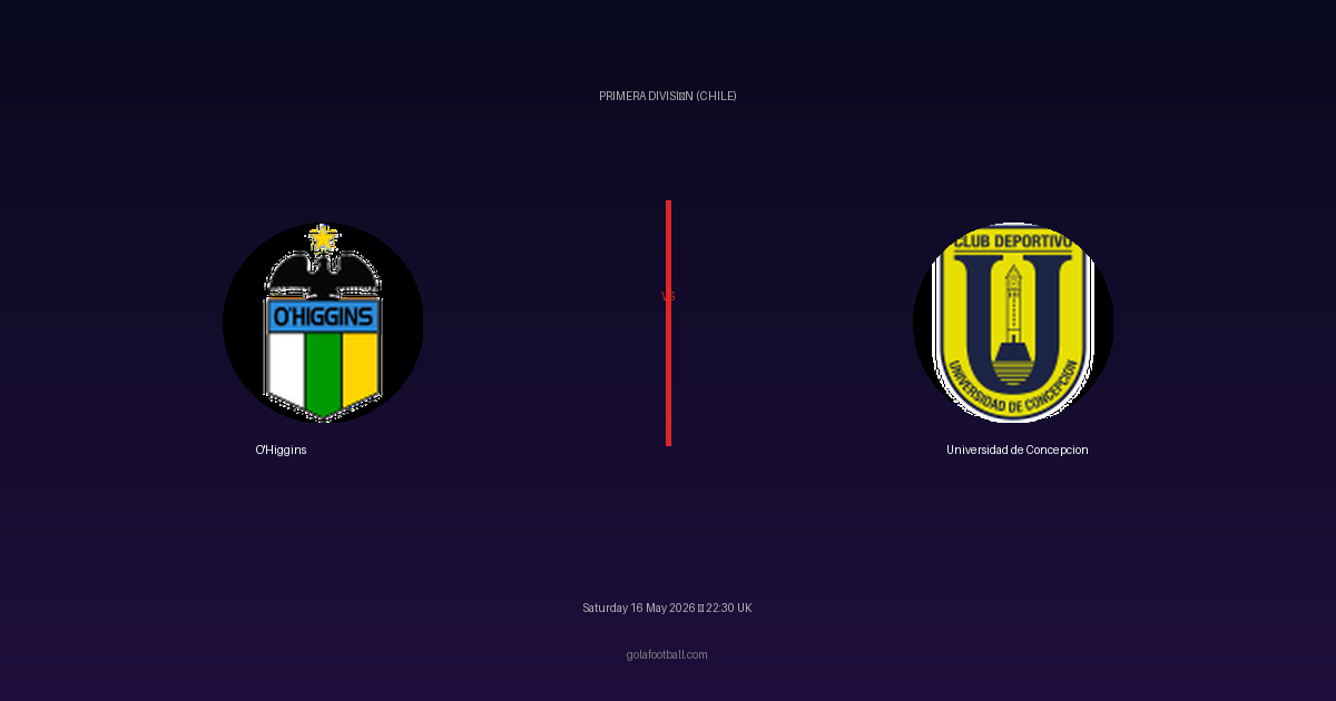 Match Preview: O'Higgins vs Universidad de Concepcion - prediction, team news, live stream