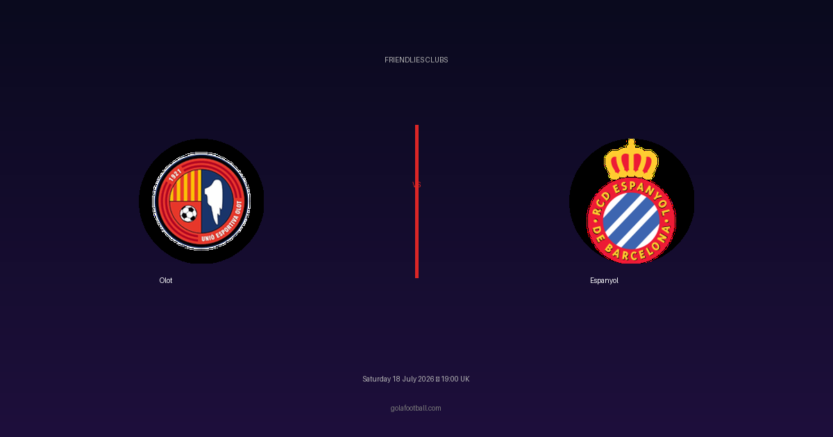 Match Preview: Olot vs Espanyol – Friendlies Clubs