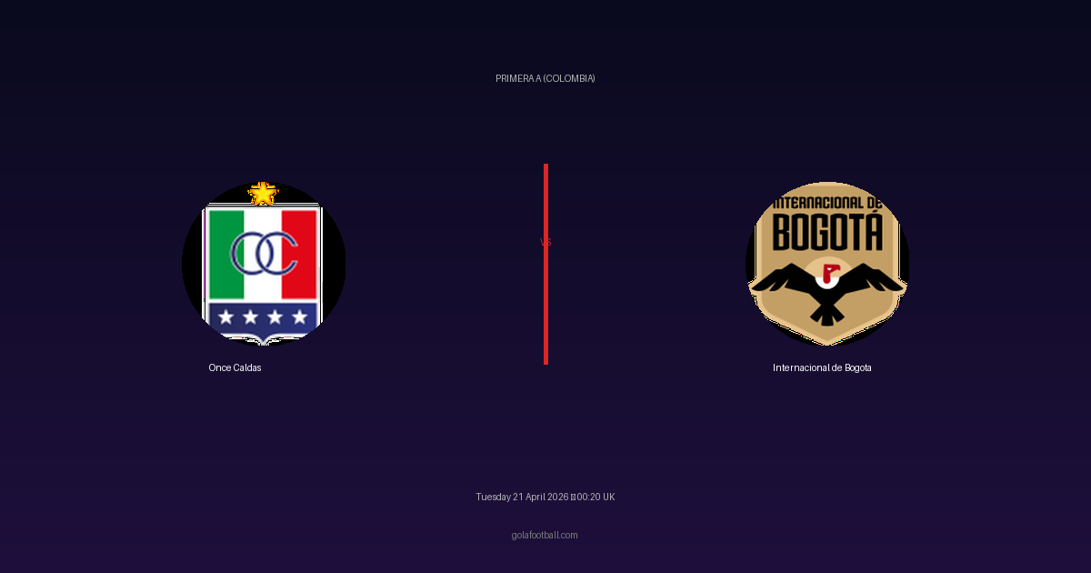 Match Preview: Once Caldas vs Internacional de Bogota - prediction, team news, live stream