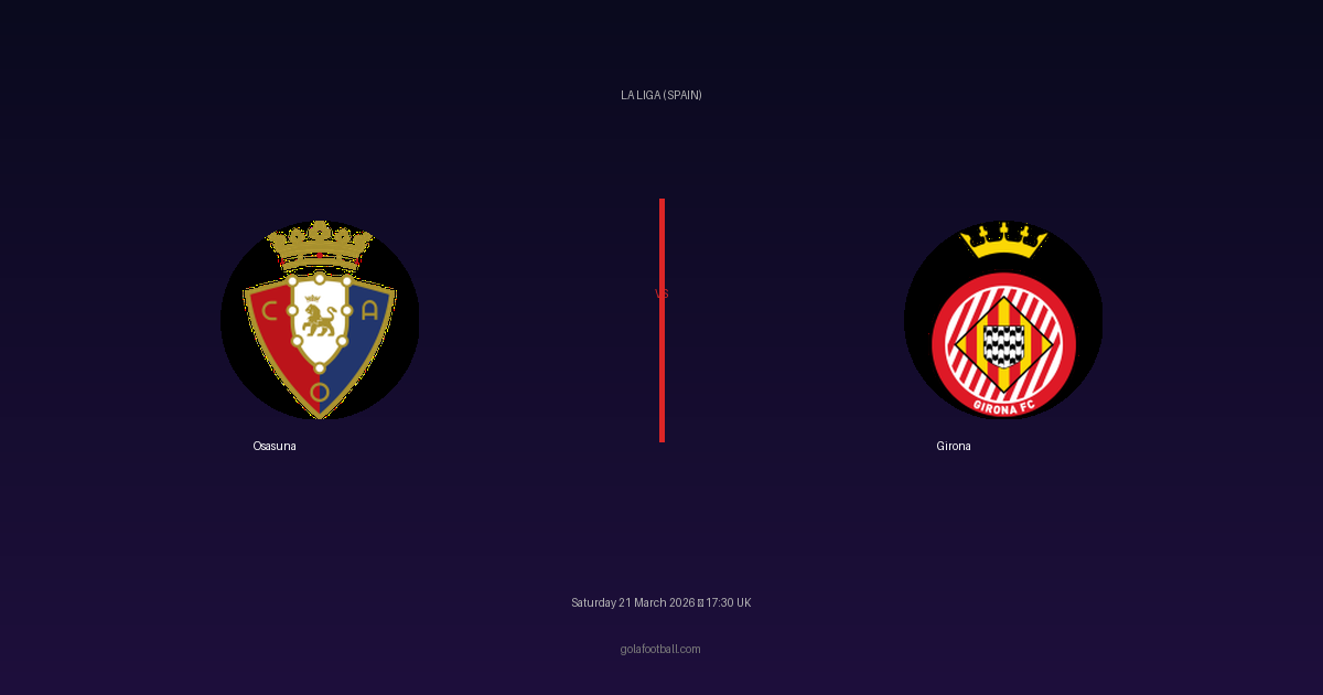 Match Preview: Osasuna vs Girona - prediction, team news, live stream