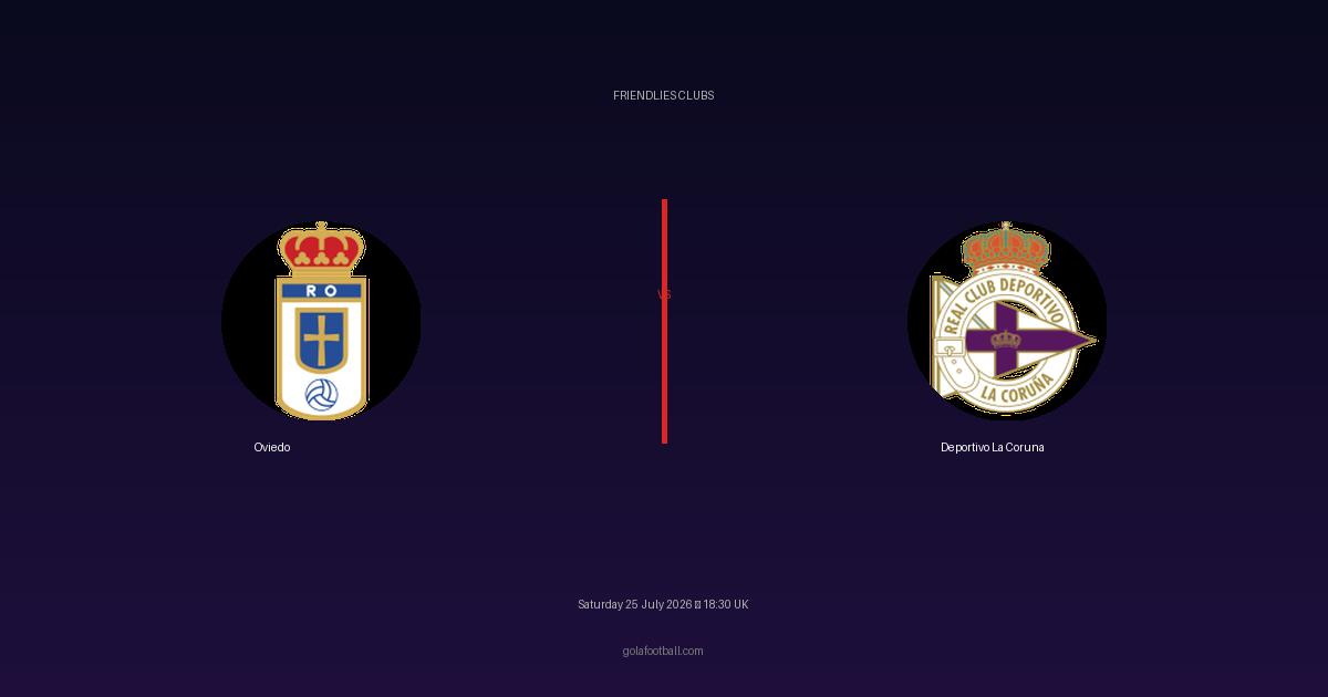Match Preview: Oviedo vs Deportivo La Coruna – Friendlies Clubs