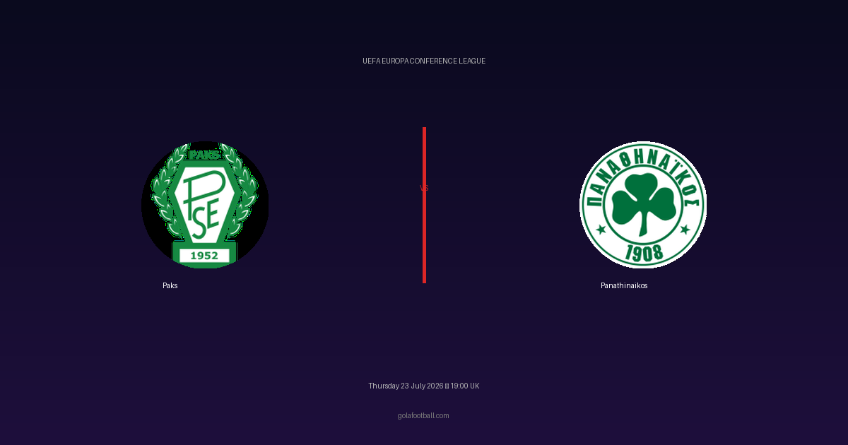 Match Preview: Paks vs Panathinaikos – UEFA Europa Conference League