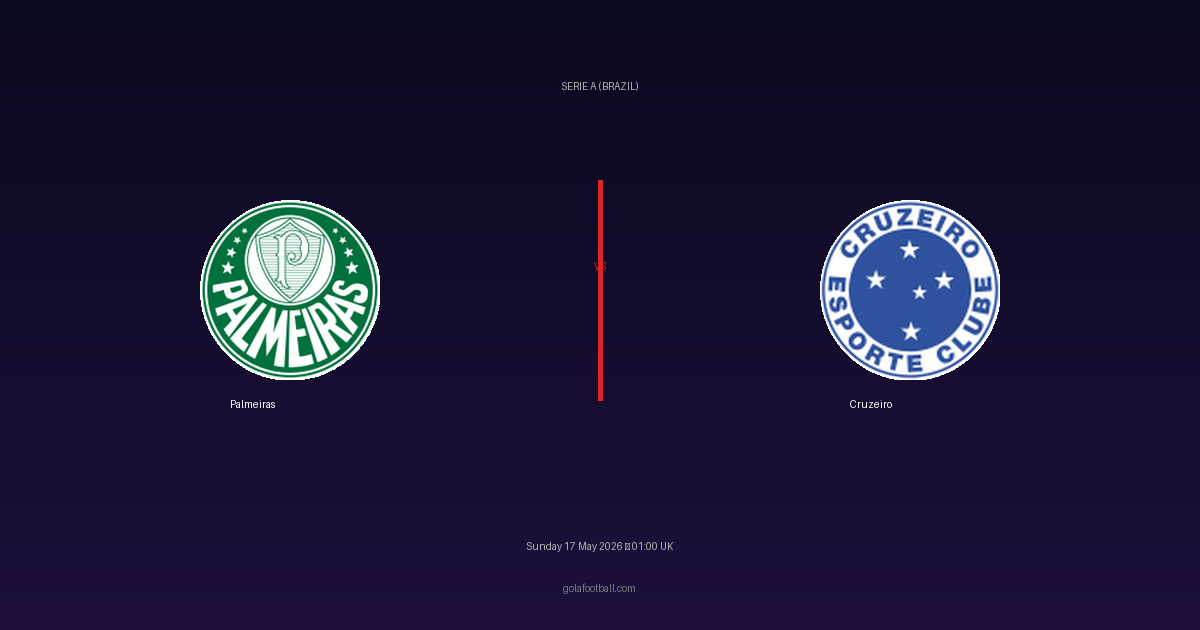 Match Preview: Palmeiras vs Cruzeiro - prediction, team news, live stream