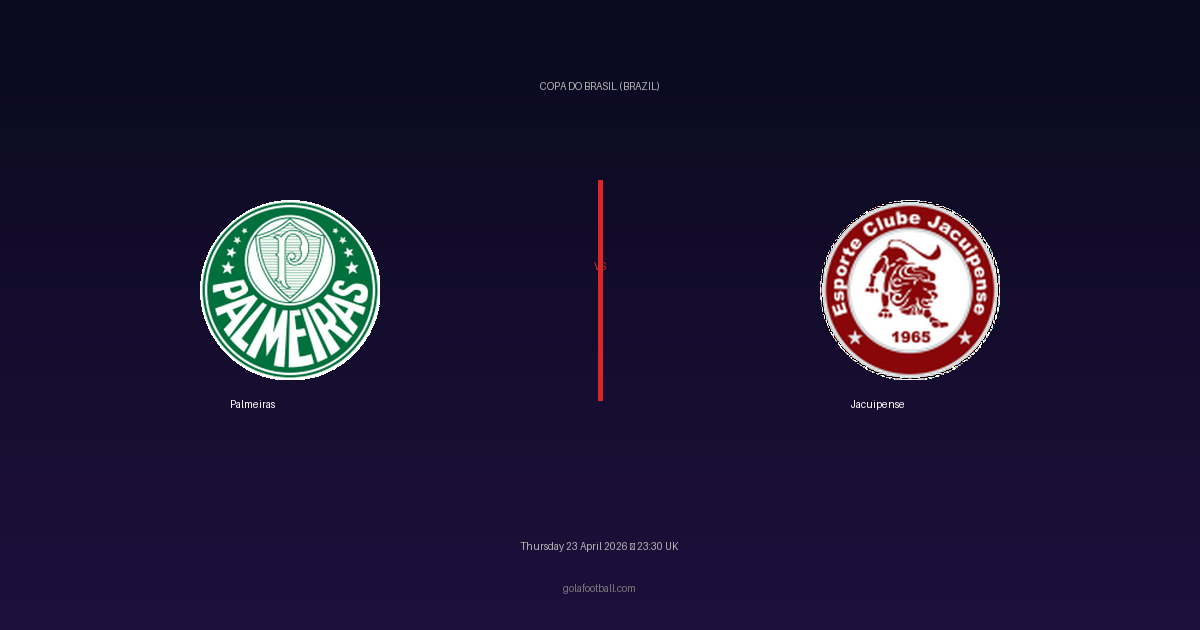 Match Preview: Palmeiras vs Jacuipense - prediction, team news, live stream