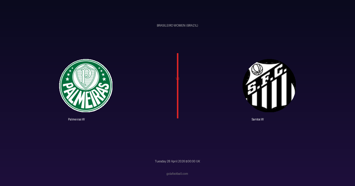 Match Preview: Palmeiras W vs Santos W - prediction, team news, live stream